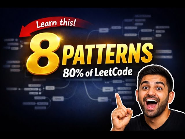 Stop Grinding LeetCode! Learn These 8 Patterns Instead (Works for Google, Meta, Amazon