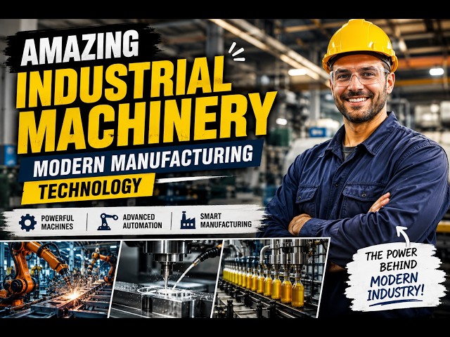 Amazing Industrial Machinery | Modern Manufacturing Technology