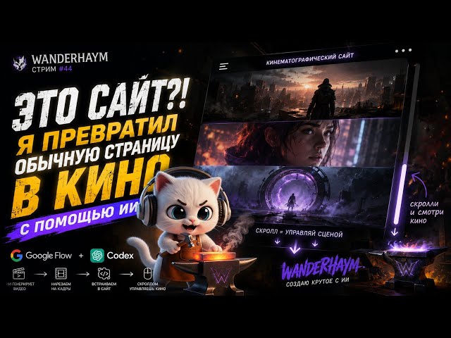 🔥 ЭТО САЙТ?! Я превратил обычную страницу в КИНО с помощью ИИ
