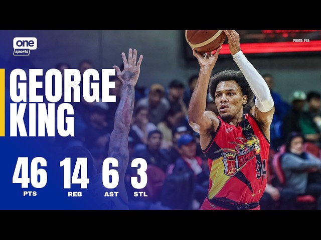 George King ERUPTS FOR 46 PTS in SMB win vs Converge | PBA Season 50 Governors' Cup