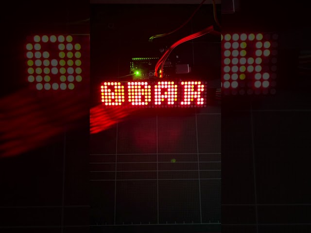 Arduino + MAX7219: Counting 1-100 Display #education #arduinoproject