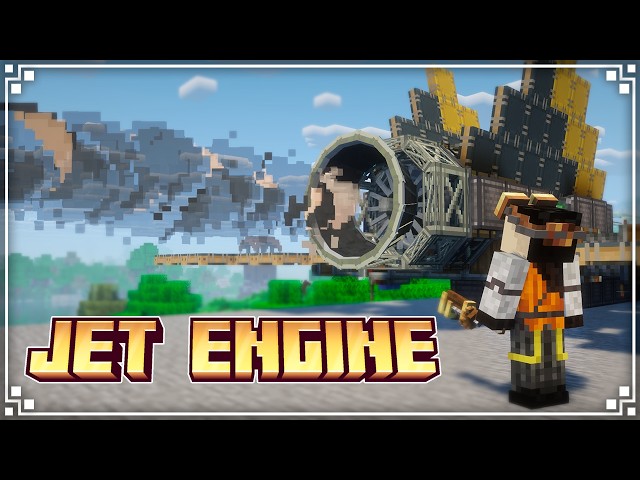 Another MOD that ADDS AIRPLANE ENGINES with Create: Simulated Jet Engines.