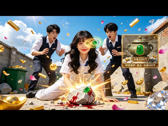 【Dubbing】Girl awakens divine eyes,becomes billionaire through jade gambling treasure appraisal#film