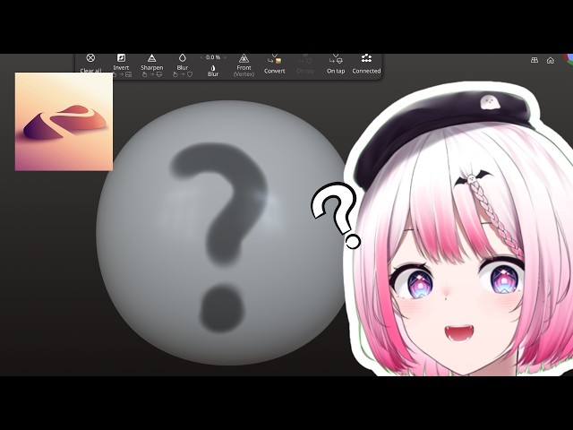 Let's learn sculpting! 3Dスカルプティングの勉強！[Nomad Sculpt]