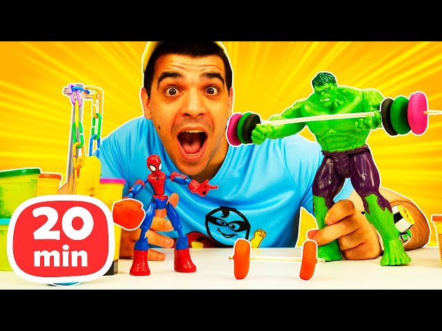 La missione di salvataggio con i giocattoli e Helpman! Video per bambini