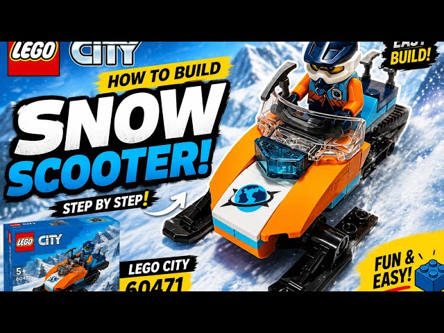 How to Build LEGO City 60471 ❄️ | Easy LEGO Tutorial for Kids | LEGO Nation