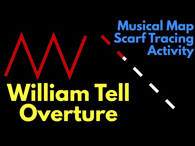 William Tell Overture (Rossini) Musical Map Scarf Tracing Activity