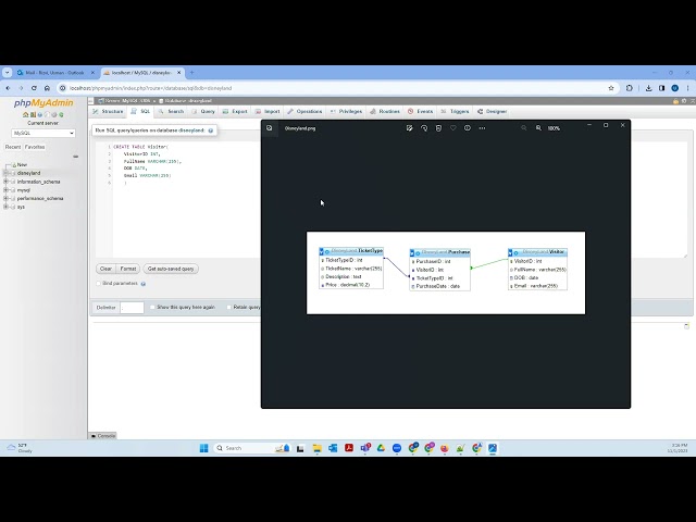 Create and Insert into Database | SQL