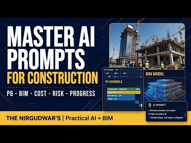 AI Prompt Engineering for Construction | Why Better Prompts Matter | P6 + BIM + Power BI | Module 15