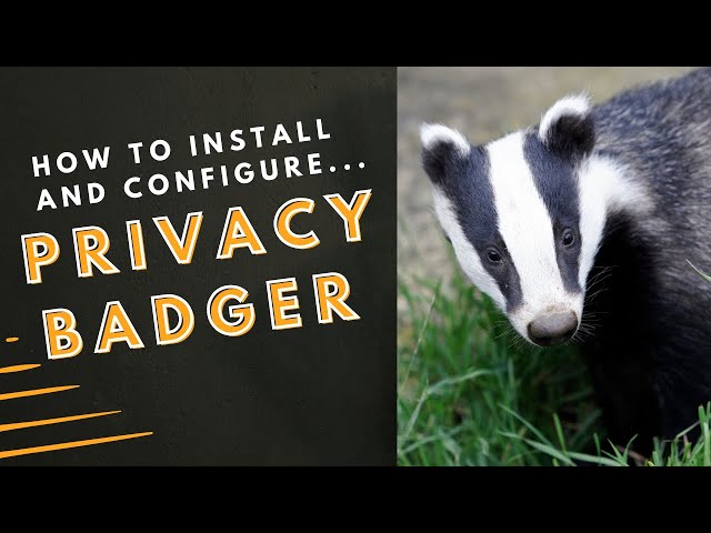 How to Install & Configure Privacy Badger