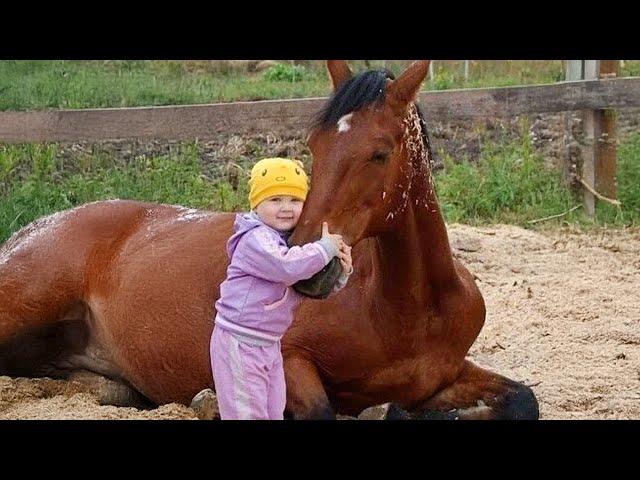 When Your Baby Builds the Sweetest Trust With a Horse ❤️