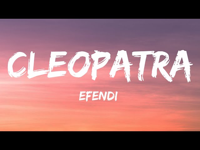 Efendi - Cleopatra (Lyrics) Azerbaijan 🇦🇿 Eurovision 2020