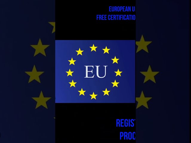 How To Get Free Certificate From EU (Part 17)