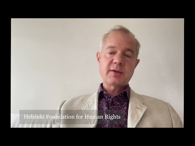 Video statement by Vincent Metten on behalf of Helsinki Foundation for Human Rights at UN HRC63