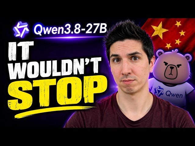 I Left Qwen3.8-27B Coding Unsupervised for 10 Hours - It Wouldn’t Quit