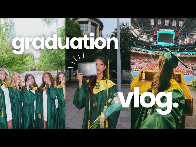 I GRADUATED HIGH SCHOOL *full grad speech + vlog*