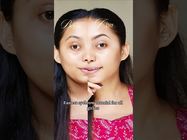 easy eyebrow tutorial for all girlies ❤️ #makeuptips #eyebrows #eyebrowtutorial #shorts