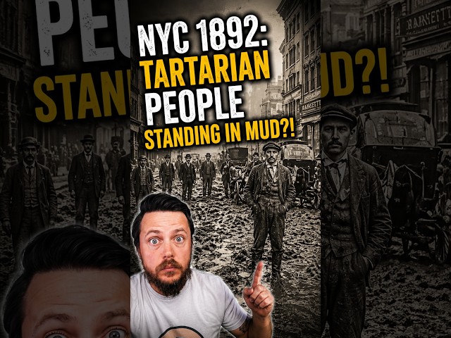 NYC 1892: Tartarian People Standing in Mud?! #mystery #creepy #scary