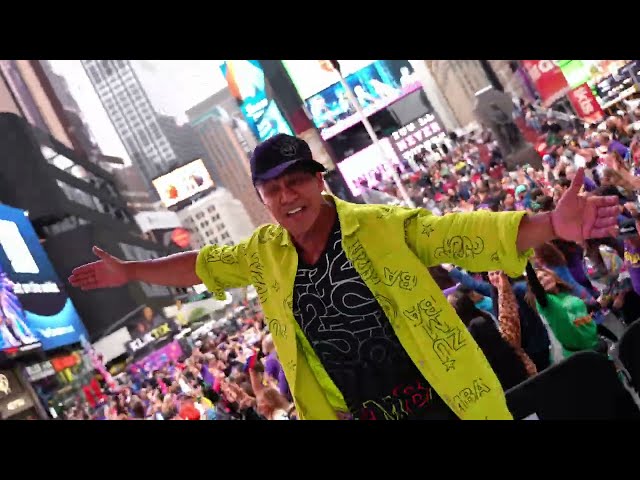 Zumba Takes Over Times Square for 25th Anniversary Celebration