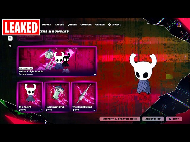 Hollow Knight SHOP TOMORROW! FULL Fortnite Bundle EARLY Showcase