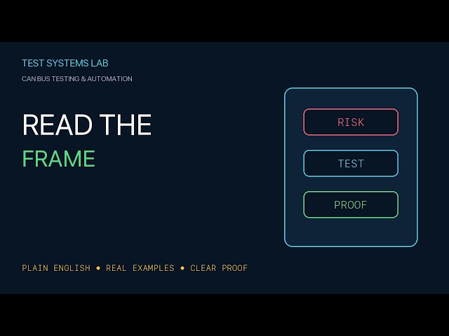 CAN Bus Tutorial for Test Engineers