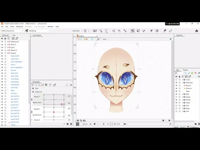 My first Live2d Rig! (And first vid ig, lol)