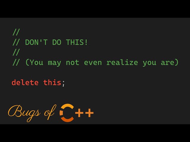 DON'T DELETE THIS! // Bugs of C++