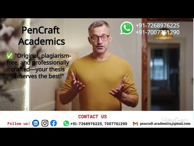 Thesis writing service by PenCraft Academics|| #thesis writing #Pencraft_academics