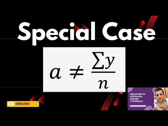 Time - Based Data | Class 12 Applied Maths | Method of Least Squares | Special Case | PYQ - 2023