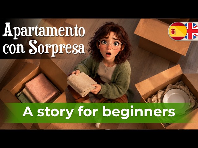 START LEARNING SPANISH with Easy Story for beginners – Apartamento con sorpresa (A1-A2)
