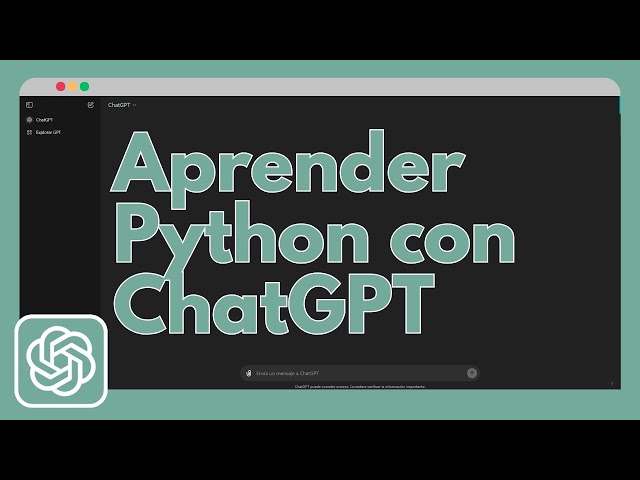 Cómo aprender Python con ChatGPT