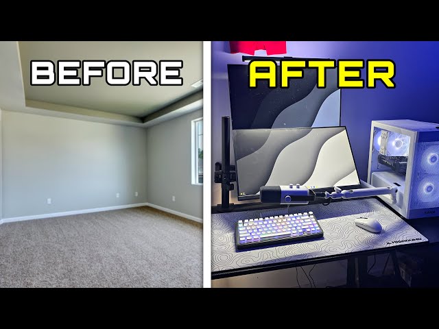 Transforming My Messy Setup Into My DREAM Gaming Setup!