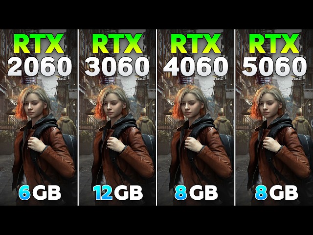 RTX 2060 vs RTX 3060 vs RTX 4060 vs RTX 5060 in Resident Evil Requiem | 1080p | 1440p |