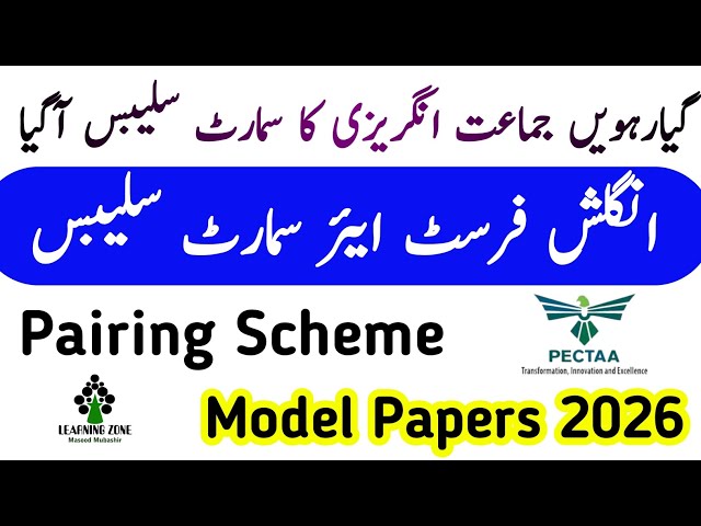 11th Class Smart Syllabus English Exams 2026 | Class 11 Short Smart Syllabus English | Learning Zone