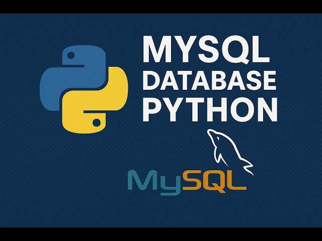 Mysql Database in Python || Learn MySQL with python