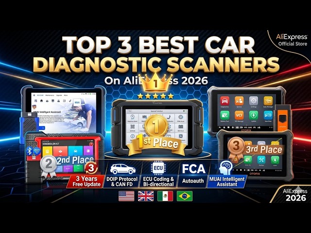 Top 3 Best Car Diagnostic Scanner on AliExpress 2026  OBD2
