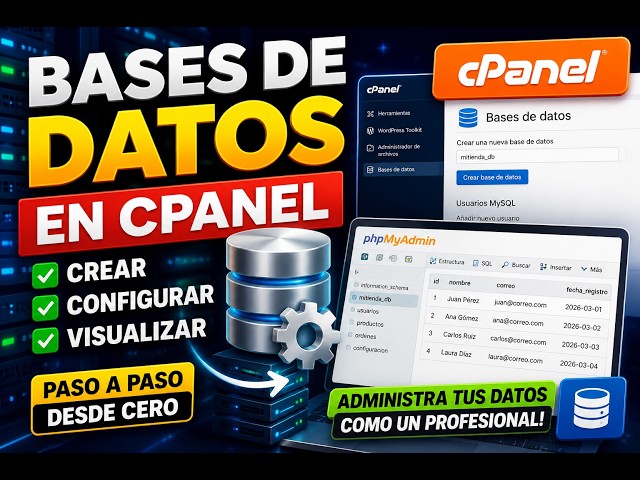 How to Create and Configure MySQL Databases in cPanel + phpMyAdmin (Step by Step 2026)