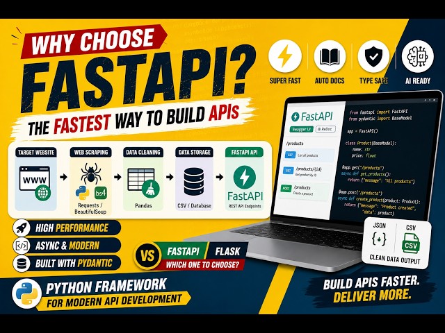 “FastAPI Tutorial #1 – Why Choose FastAPI for Backend Development?”