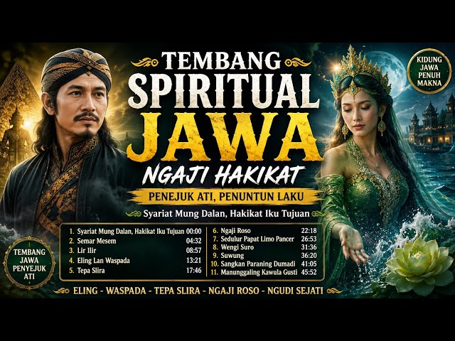 TEMBANG SPIRITUAL JAWA NGAJI HAKIKAT Syariat Mung Dalan, Hakikat Iku Tujuan | Kidung Jawa nasehat