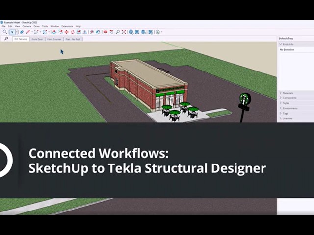 Intelligent Data Workflows: SketchUp to Tekla Structural Designer 2026
