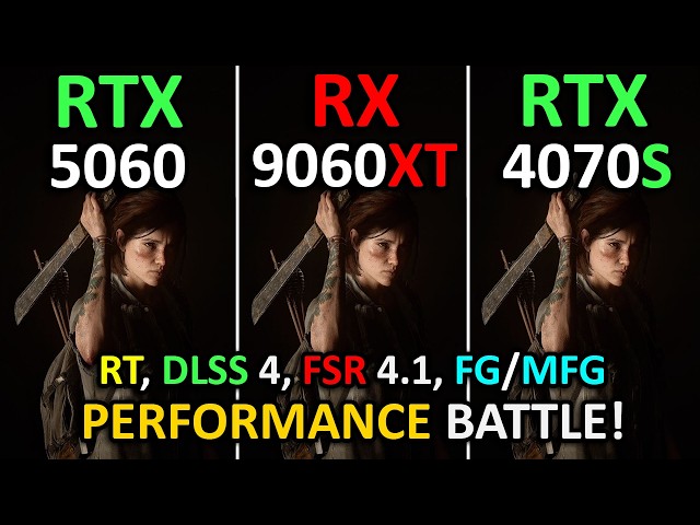 RTX 5060 vs RX 9060 XT vs RTX 4070 Super | Test In 13 Games | RT, DLSS 4, FSR 4.1