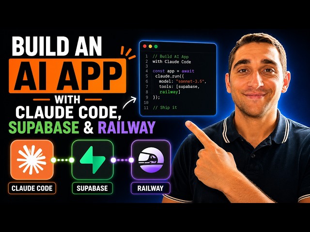 Build an AI App with Claude Code, Supabase & Railway