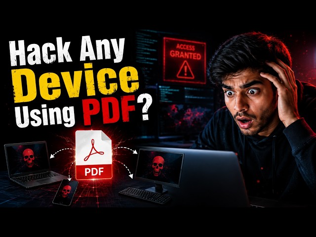 You Hack Any Device Using a PDF? | Education purpose only