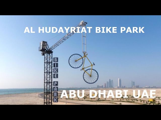 AL HUDAYRIAT ISLAND - BIKE PARK 10KM CYCLE TRACK Insta360