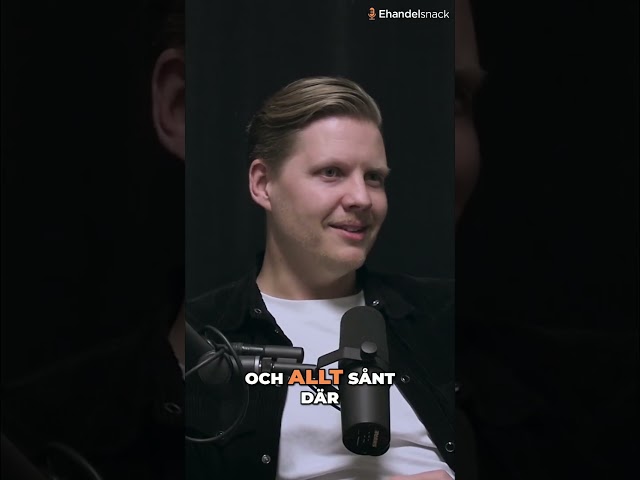 E-handelssnack: Jonas Angelöv om e-handel & erfarenheter! #shorts