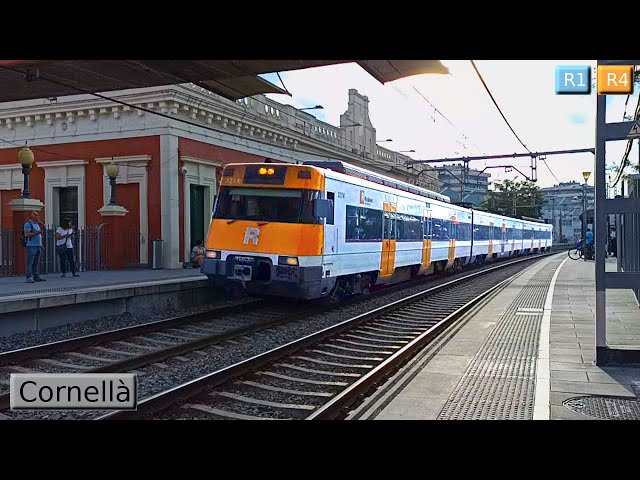 Cornellà R1 - R4 : Rodalies Barcelona ( Renfe 447 )
