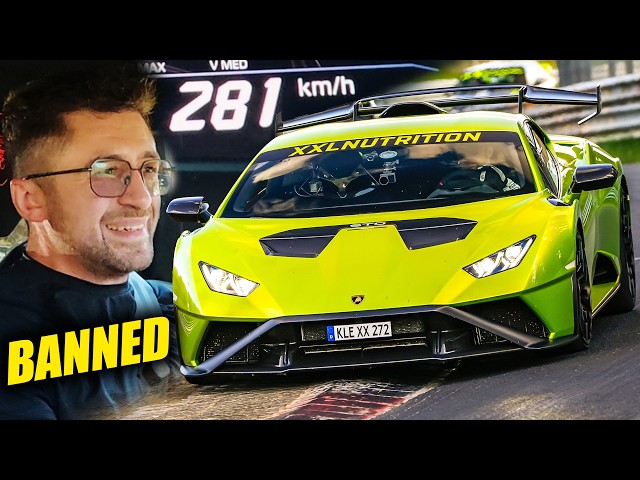 We FIXED the Lamborghini STO & Got Banned // Nürburgring