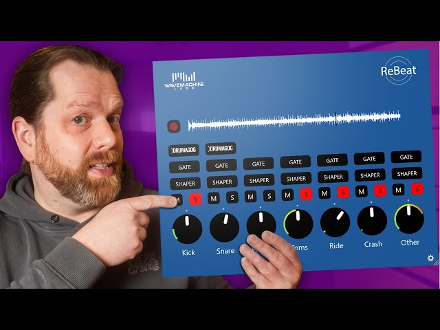 The best drum separation, remix and cleanup tool - Wavemachine Labs ReBeat /ReStem