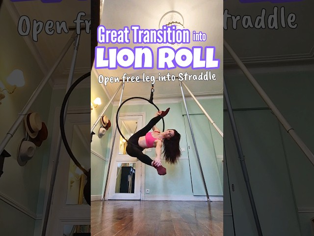 #aeriallyra #aerialhoop #aerial #lyra #aerialflow #circus #aerialpractice #split #lionroll #amazon