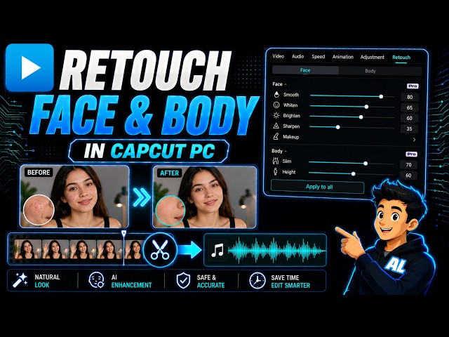 How to Look Professional in CapCut PC | Retouch Guide